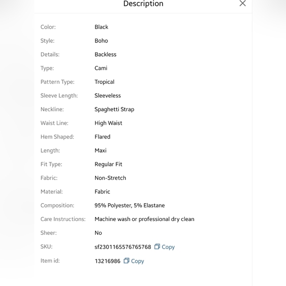 Tropical print cami dress - Picture 3 of 6